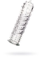 Afrodit Shop Tırtıklı Şeffaf Penis Kılıfı 15,3 cm