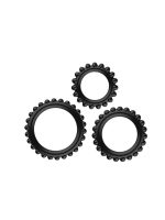 Afrodit Shop Titan 3'lü Siyah Esnek Penis Halkası Seti - Görsel 2