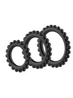 Afrodit Shop Titan 3'lü Tırtıklı Penis Halkası