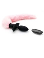 Afrodit Shop Titreşimli Anal Kuyruk Pembe