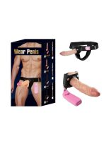 Afrodit Shop Titreşimli Belden Bağlamalı Realistik Penis Wear - Görsel 4