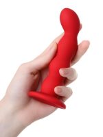 Afrodit Shop ToDo Favorite Anal Plug Silikon Kırmızı 13 cm  2,8 cm - Görsel 4