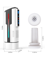 Afrodit Shop Traveler 2 Generation – Isıtmalı, İnleme Sesli, İleri Geri Hareketli, Emiş ve Titreşimli Otomatik Mastürbatör - Görsel 2