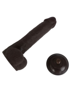 Afrodit Shop Ultra Gerçekçi 24 Cm Brown Melez Kıkırdaklı Dildo - Görsel 5