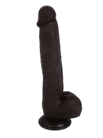 Afrodit Shop Ultra Gerçekçi 24 Cm Model2 Brown Melez Kıkırdaklı Dildo