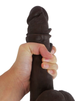 Afrodit Shop Ultra Gerçekçi 24 Cm Model2 Brown Melez Kıkırdaklı Dildo - Görsel 4