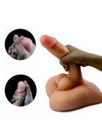 Afrodit Shop Ultra Gerçekçi Büyük Penisli Anal ve Dildo Özellikli Yarım Vücut Mastürbatör - Görsel 3