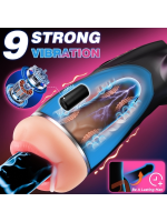 Afrodit Shop Uoffile Erkek Mastürbatörü – 3 Değiştirilebilir Kılıf, 9 Emiş & 9 Titreşim Modu - Görsel 4