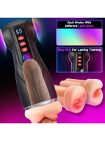 Afrodit Shop Uoffile Erkek Mastürbatörü – 3 Değiştirilebilir Kılıf, 9 Emiş & 9 Titreşim Modu - Görsel 5