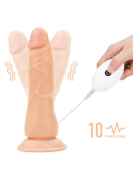 Afrodit Shop Vibrating Easy Strapon Set 7.5 İnç Belden Bağlamalı - Görsel 5