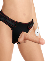 Afrodit Shop Vibrating Easy Strapon Set  7.5 İnç Belden Bağlamalı Model2 - Görsel 3