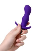 Afrodit Shop Vibro Anal Plug Mor 11,2 cm - Görsel 2