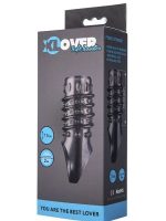 Afrodit Shop  XLover Penis Extender Kılıfı TPE Siyah Şeffaf 7.5 cm - Görsel 5