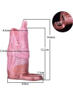 Afrodit Shop Yaratık Şeklinde Penis Kılıfı Model no: YC-2223 - Görsel 2