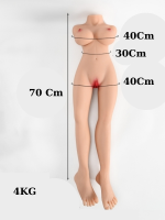 Afrodit Shop Yarım Vücut Mastürbatör 4 kg - Görsel 2