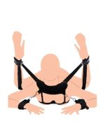 Afrodit Shop Yastıklı El Ayak Bağlama Seti Siyah - Görsel 3