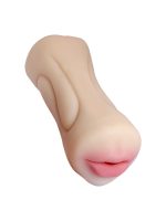 Afrodit Shop Yeni Nesil Çift Taraflı Oral Vajinal Gerçekçi Suni Vajina Mastürbatör - Görsel 5