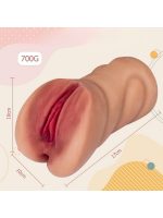 Afrodit Shop Yeni Nesil Gerçekçi Çift Girişli Anal Vajinal Melez Mastürbatör - Görsel 3