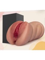 Afrodit Shop Yeni Nesil Gerçekçi Çift Girişli Anal Vajinal Melez Mastürbatör - Görsel 4