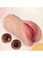 Afrodit Shop Yeni Nesil Gerçekçi Çift Girişli Anal Vajinal Melez Mastürbatör - Görsel 5