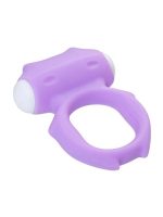 Afrodit Shop Zort Titreşimli Penis Halkası silikon mor  2 cm - Görsel 2