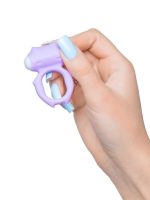 Afrodit Shop Zort Titreşimli Penis Halkası silikon mor  2 cm - Görsel 5