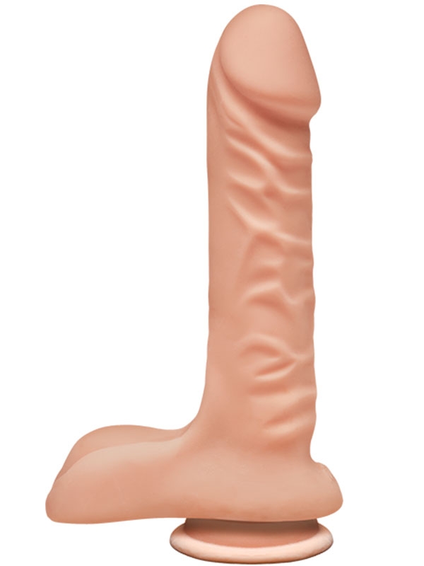 doc-johnson-the-d-super-d-8 Super D Testisli Dildo 20 cm - Görsel 1