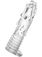 Dragon Testis Aparatlı Tırtıklı Penis Kılıfı