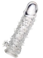 Eager Klitoris Uyarıcılı Tırtıklı Penis Kılıfı