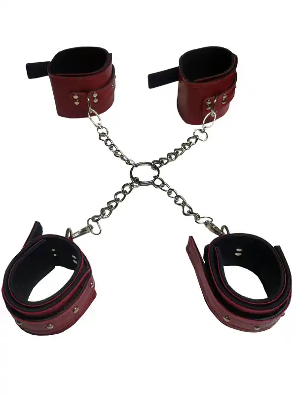 el-ayak-kelepce-seti-red Kırmızı El Ayak Kelepçe Seti - Görsel 1