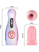 Vakumlu ve Titreşim Özellikli Şarjlı Oral Seks Mastürbatörü - Görsel 3