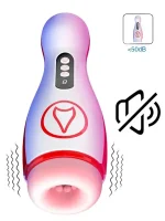 Vakumlu ve Titreşim Özellikli Şarjlı Oral Seks Mastürbatörü - Görsel 5