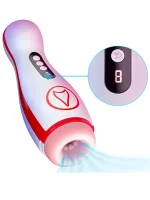 Vakumlu ve Titreşim Özellikli Şarjlı Oral Seks Mastürbatörü - Görsel 4