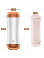 Vajinal ve Oral Şarjlı Titreşimli Sesli Masturbatör - Görsel 4