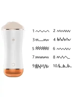 Vajinal ve Oral Şarjlı Titreşimli Sesli Masturbatör - Görsel 6