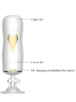 Vajinal ve Oral Titreşimli Şarjlı Sesli Vantuzlu Mastürbatör - Görsel 6