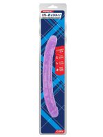 Hi-Rubber Şeffaf Jel Çift Taraflı Dildo - 32.5cm Mor - Görsel 2