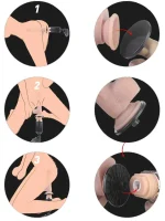 Uzaktan Kumandalı İleri Geri Hareketli Şarjlı Vantuzlu Seks Makinası - Görsel 4