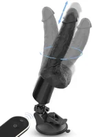 İleri Geri ve Dönme Hareketli Isıtmalı Şarjlı Uzaktan Kumandalı Vantuzlu Sex Makinesi - Görsel 3