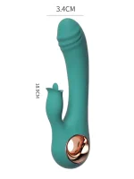 Dil Sitimilasyonlu Isıtmalı Şarjlı Vibratör 19 cm - Görsel 3