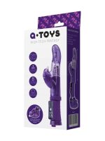 Klitoral Uyarıcı Vibratör TPR Mor 22,5 cm - Görsel 3