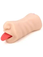 Ağız ve Vajina Girişli Stroker Mastürbatör