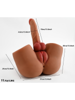 L-Join Gerçekçi 5.3 Kg Trans Kalça Vajina Mastürbatör Dildo - Görsel 2