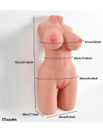 L-Join Gerçekçi 8 Kg Yarım Vücut Vajina Mastürbatör - Görsel 2