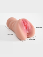 L-Join Gerçekçi Vajina Mastürbatör 18 cm – Çift Girişli, Yumuşak ve Esnek TPE Malzeme 580gr - Görsel 2