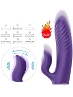 İleri Geri Hareketli Isıtmalı Şarjlı G-Spot Vibratör 21 cm - Görsel 3