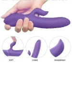 İleri Geri Hareketli Isıtmalı Şarjlı G-Spot Vibratör 21 cm - Görsel 5