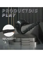 Ayarlanabilir Elektro Şok Özellikli Şarjlı Penis Halkası - Görsel 6