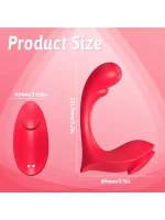 Çamaşır İçi Giyilebilir Uzaktan Kumandalı Şarjlı Vibratör - Görsel 6