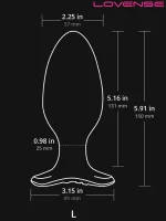 Lovense HUSH 2 Anal Plug 2.25" App Controlled - Görsel 4